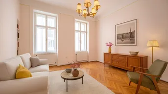 Expose Stilaltbauwohnung mit Potenzial – ca. 122 m² im 2. Stock in Toplage des 6. Bezirks