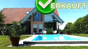 Expose WILHERING: Perfekt aufgeteiltes Wohnhaus mit XL- Garage, Pool auf einem hervorragenden Grundstück mit ca. 1.069m²