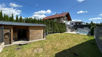 Expose PREISHIT! GARTENTRAUM MIT POOL UND DOPPELCARPORT