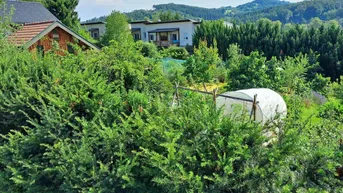 Expose HOCHWASSERSICHER MIT GARTENHÜTTE UND WEITBLICK