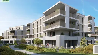 Expose FLORIANI – Quartier am Tullnerfeld - Stilvolle Eckwohnung mit großer Freifläche (Süd/West) - Hochwertige Ausstattung für ihr Wohlbefinden - Bahnhof in der Nähe