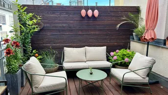 Expose Stadtwohnung mit Terrasse in ruhiger Bestlage: direkt bei U2 und in wenigen Min. fußläufig im 1. -  Wohntraum auf 3 Ebenen