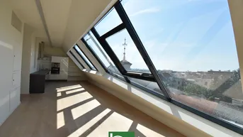 Expose Über den Wolken - Herrschaftliches DG-Penthouse auf 2 Ebenen mit großer Dachterrasse und Weitblick im begehrten 18.Bezirk inkl. 2 Stellplätze!
