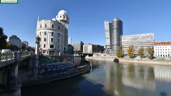 Expose OPENHOUSE - Montag, 26.05. um 17:00 Uhr - Stadtwohnung in Bestlage: direkt bei der Urania, Wien Mitte mit Donaublick