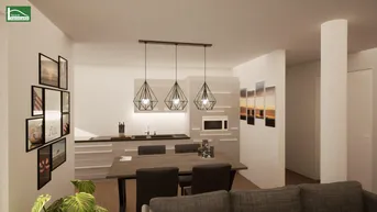 Expose Moderne 2-Zimmer-Wohnung mit Terrasse auf Eigengrund – Erstbezug, Fußbodenheizung!