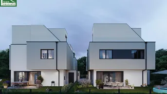 Expose Wohnen auf drei Ebenen – Freistehende Einfamilienhäuser mit Garten und Terrassen!