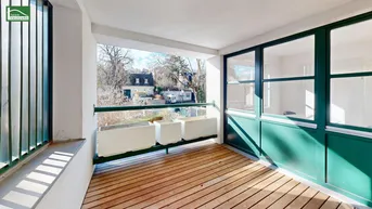 Expose Im Grünen 19. - Barrierefrei, geräumig (5.Zimmer) mit riesiger Hofterrasse im modernisierten Haus mit energieeffizienter Geothermie - sofort beziehbar