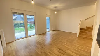 Expose 3-Zimmer-Maisonette mit Garten nahe S-Bahn Jedlersdorf, Straßenbahn 26 und SCN! Einbauküche inkludiert - Ab August 2025