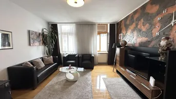 Expose Innenstadt-nahe Lage direkt bei der U1 Vorgartenstraße - Möbliertes Apartment mit Lift im Gebäude! Schlafzimmer in Innenhof-Ausrichtung