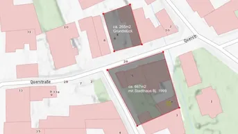 Expose Geniales Stadthaus Bj. 1999 + moderner Neubau mit ca. 134m² Wnfl. gleich gegenüber. (genehmigt &amp; mit ca. 12Monaten Bauzeit)
