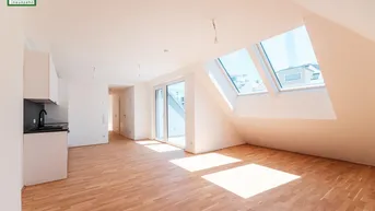 Expose Eine ganz besondere Wohnung für Sonnenanbeter (Anlegerpreis - Netto) - hell im DG mit Küche und Klima-Vorbereitung - sofort beziehbar