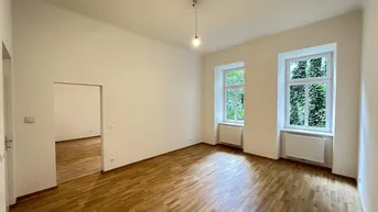 Expose Sechshaus - Erstbezug nach Renovierung! Innenhofausrichtung und 5 Gehminuten zu U4 und U6! Helle Altbauwohnung mit großen Zimmern!