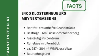 Expose RARITÄT - begehrter Baugrund (Baurecht) in ruhiger Aussichtslage am Fusse des Wienerwald _ Sie werden es lieben