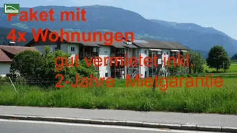 Expose 4x 2-Zimmer Wohnungen mit Mietgarantie für 48 Monate mit 4% Rendite. Solide Anlage. (14 Whng. bereits verkauft).