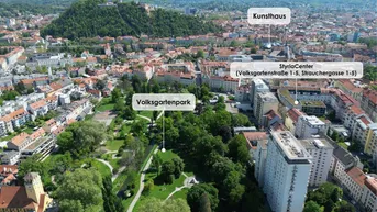 Expose Wohnen im Herzen von Graz – Styria Center