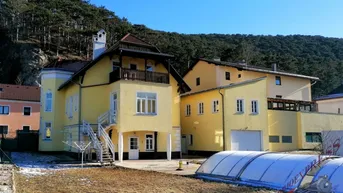 Expose Bezirk Baden, Stilvolle, renovierte Jahrhundertwendevilla mit fast 1000m² Garten zu verkaufen.