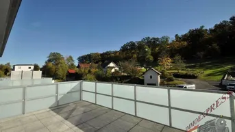 Expose Hochwertige Neubau-Dachgeschoß-Wohnung mit großer Terrasse und toller Aussicht ins Grüne