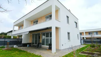 Expose Doppelhaushälfte mit Blick auf den Neufeldersee - Keller - Doppelcarport - Kaminanschluss