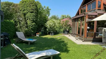 Expose 1130Wien, sonnendurchflutetes Gartenhaus, in traumhafter Ruhelage, 3 Zimmer +Wintergarten,
