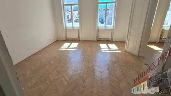 Expose Unbefristete 4 Zimmer Wohnung-Burggasse- Böden werden geschliffen, Wände gemalt, Türen/Fenster lackiert &amp; neue Wandfarbe