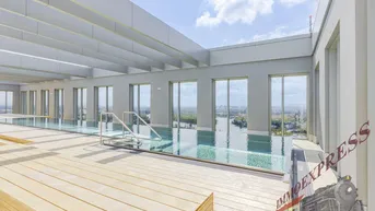 Expose POOL | SONNENDECK | GYM | WELLNESS = 2-Zimmer-Wohnung + LOGGIA = U1 Kagran | DONAUZENTRUM | Vienna Twenty Two