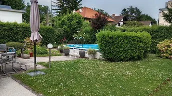 Expose 1130Wien, entzückendes Haus mit wunderbarem Garten, Südlage Pool
