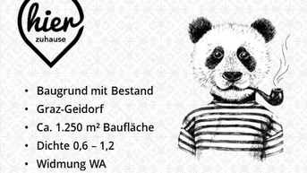Expose Graz Geidorf: Grundstück | 1.250 qm | 0,6-1,2 (WA)