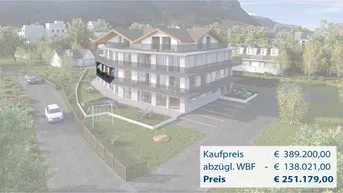 Expose Top 10 mit WBF: Exklusive 3-Zimmer-Neubauwohnung mit sonnigem Südwestbalkon