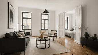Expose Altbaucharme, hochwertig neu saniert nahe dem Lendplatz, Balkon, Top 3