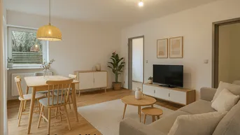 Expose Gartenwohnung - Charmante 2 Zimmer, extra Küche, inkl. Stellplatz ++Videorundgang++