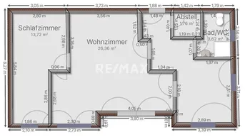 Expose Einzigartige gut aufgeteilte 2-Zimmer Wohnung in Rohrmoos