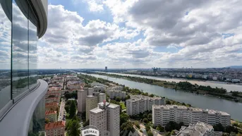 Expose "Traumhafte Wohnung im 26. Stock mit Loggia - UNO City - Reichsbrücke - Donauinsel"