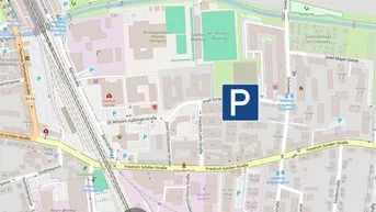 Expose "Tiefgaragenplatz gegenüber Schleussner-Park, 7 Min zum Bahnhof!"