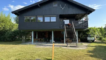 Expose "Sehr gepflegtes Holzriegelhaus - am Linken Donauufer, FKK Verein"