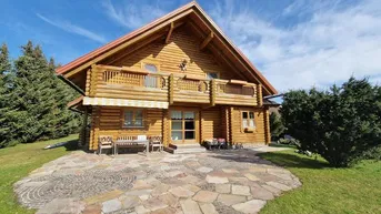 Expose Wunderschön - exclusiv und ökologisch, Holzblockhaus in absoluter Ruhelage