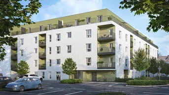 Expose PROVISIONSFREI - Erstbezug - Eggenberg - 36m² - 2 Zimmer - Terrasse mit Eigengarten 