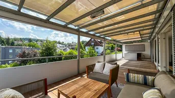 Expose Linz: Großzügiges Penthouse am Fuße des Pöstlingbergs.