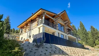 Expose Ferienhaus/ Zweitwohnsitz: Finnisches Blockhaus trifft italienische Grazie - Nockbergen in Kärnten