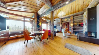 Expose Ferienhaus/ Zweitwohnsitz: Finnisches Blockhaus trifft italienische Grazie - Nockbergen in Kärnten