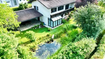 Expose Stilvolles Wohnen! Wohnhaus mit Doppelgarage, Wintergarten und Schwimmbiotop