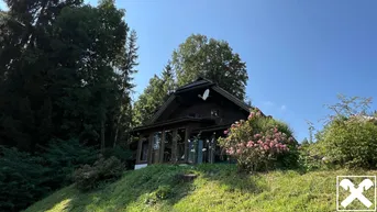 Expose Blockhaus mit Wintergarten und Gästehaus in Top-Aussichtslage