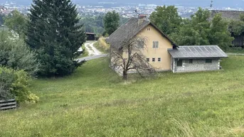 Expose Traumhafte Aussichtslage über Villach, Grundstück mit sanierungsbedürftigen Haus! Villach-West