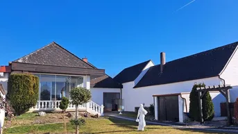 Expose Freundliches EFH - sehr schöner, ruhiger Garten, 2 Nebengebäude, Wintergarten, Keller (vormals Weinkeller) &amp; Rohdachbereich - Nähe Eisenstadt