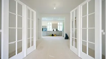 Expose Erstbezug: helle Altbauwohnung mit Loggia + Garten + Grünblick - befristet