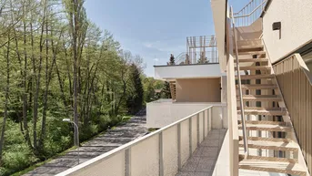Expose Luxus in luftiger Höhe: 3-Zimmerwohnung mit privatem Dachgarten direkt beim Wienerwald - zu kaufen in 2391 Kaltenleutgeben