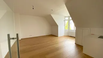 Expose Wunderschöne und kompakte 4-Zimmer-DG-Wohnung zu mieten in 1010 Wien