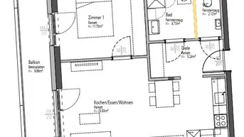 Expose 2-Zimmerwohnung mit Balkon - zur Miete - in 8020 Graz