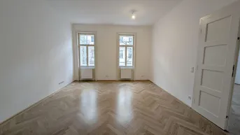 Expose ERSTBEZUG: Unbefristete 3-Zimmer Altbau-Wohnung mit Balkon nahe Palais Auersperg in 1080 Wien zu mieten