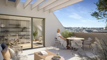 Expose Süd-West-Terrasse im Dachgeschoß, sonnige 3-Zimmer-Wohnung - zu kaufen in 1120 Wien