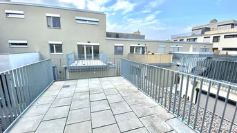 Expose 16 m² Terrasse: 2 Zimmer Wohnung in absoluter Ruhelage nahe Strebersdorf in 1210 Wien zu mieten